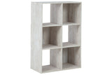 Paxberry Whitewash Six Cube Organizer