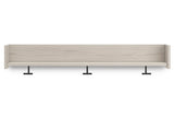 Socalle Light Natural Wall Mounted Coat Rack with Shelf