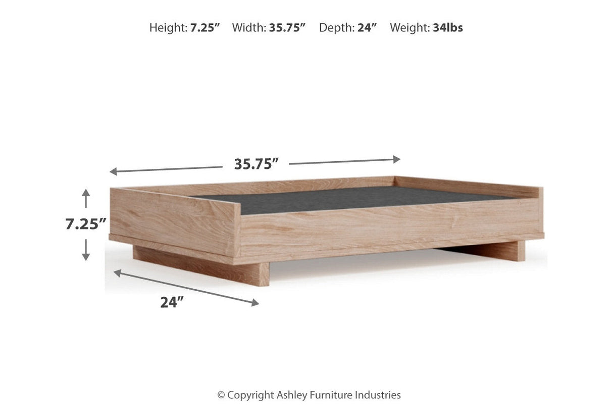 Oliah Natural Pet Bed Frame