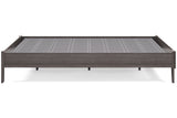 Brymont Dark Gray Queen Platform Bed