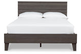 Brymont Dark Gray Queen Panel Platform Bed