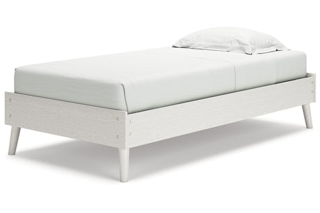 Aprilyn White Twin Platform Bed