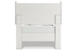 Aprilyn White Twin Panel Bed