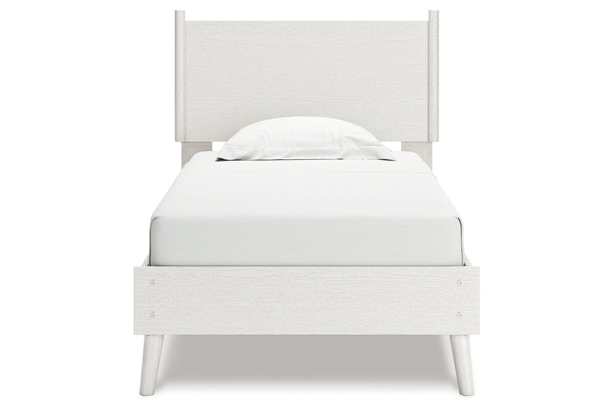 Aprilyn White Twin Panel Bed