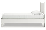 Aprilyn White Twin Panel Bed