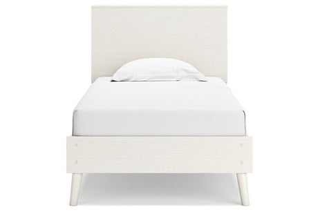 Aprilyn White Twin Bookcase Bed