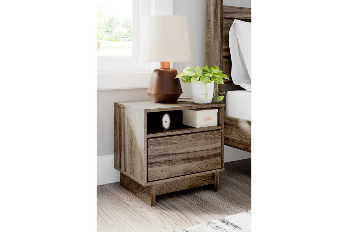 Shallifer Brown Nightstand by Ashley - Eve Furniture