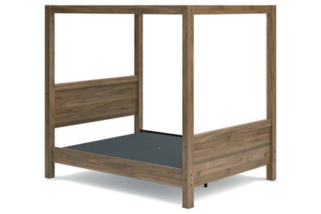 Aprilyn Honey Queen Platform Canopy Bed