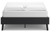 Charlang Black Full Platform Bed