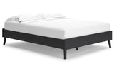 Charlang Black Queen Platform Bed