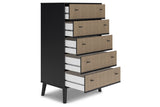 Charlang Two-tone Chest of Drawers