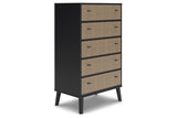 Charlang Two-tone Chest of Drawers