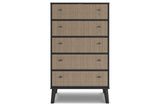 Charlang Two-tone Chest of Drawers