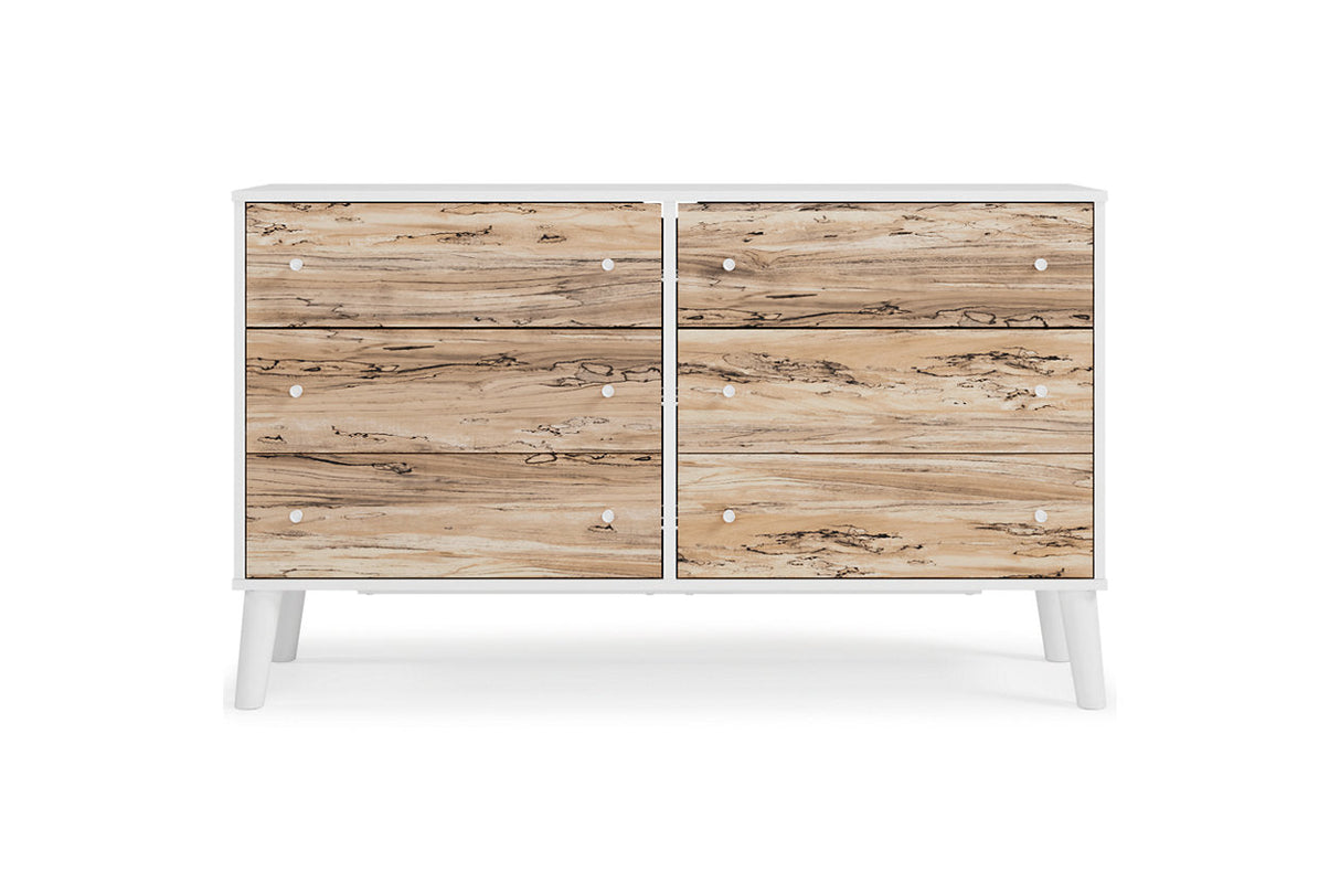 Piperton Two-tone Brown/White Dresser