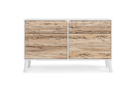 Piperton Two-tone Brown/White Dresser