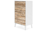 Piperton Two-tone Brown/White Chest of Drawers