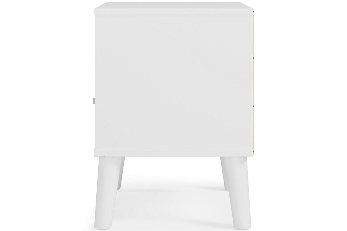 Piperton Two-tone Brown/White Nightstand