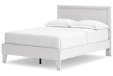 Hallityn White Full Panel Platform Bed