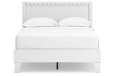 Hallityn White Full Panel Platform Bed