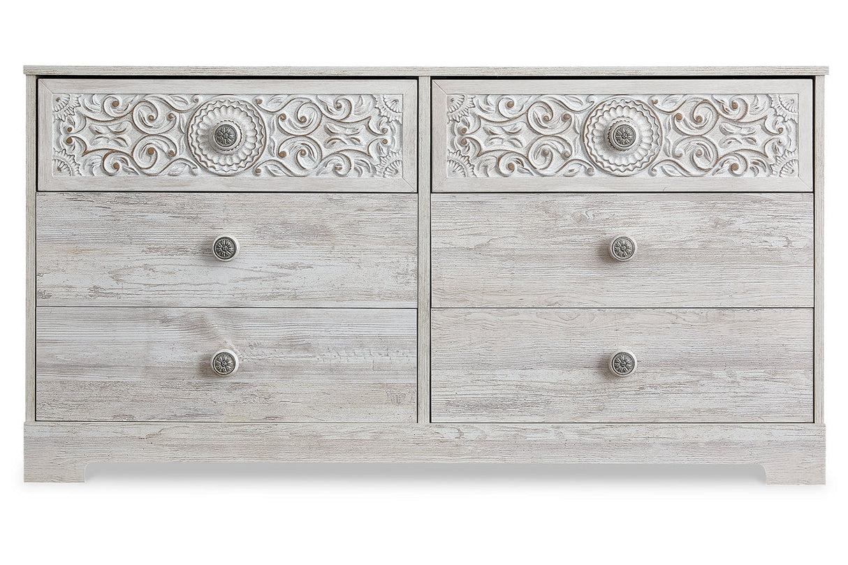 Paxberry Whitewash Dresser