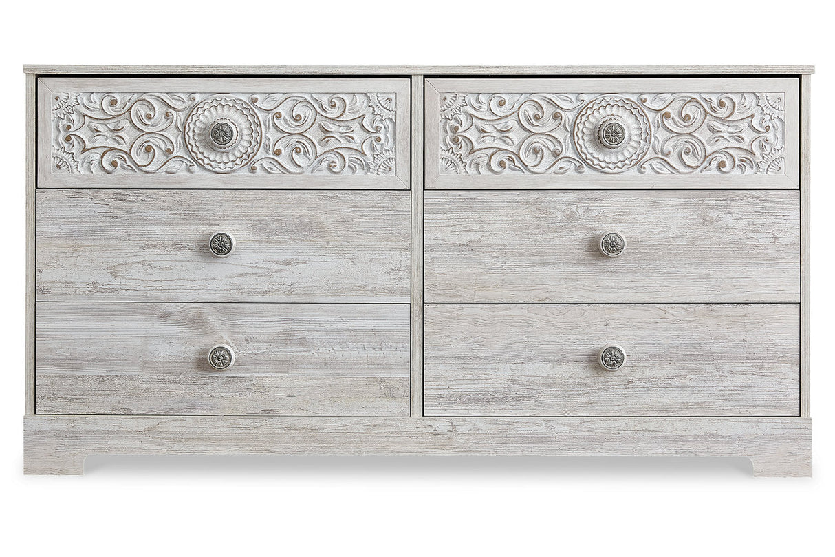 Paxberry Whitewash Dresser