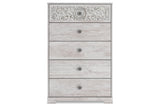 Paxberry Whitewash Chest of Drawers