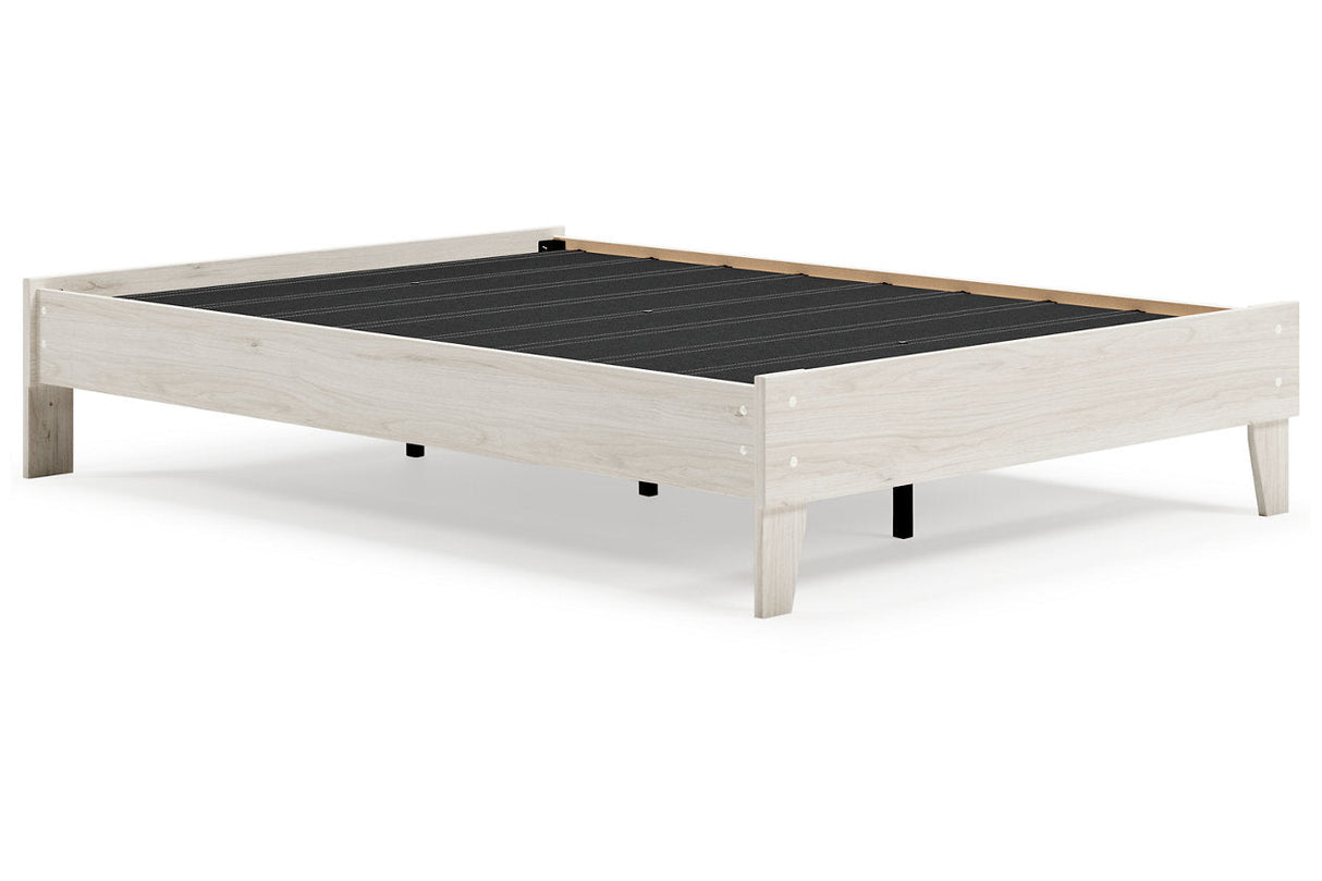 Socalle Light Natural Full Platform Bed