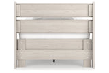 Socalle Natural Twin Panel Platform Bed