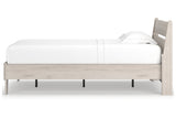 Socalle Natural Twin Panel Platform Bed