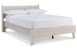 Socalle Natural Full Panel Platform Bed