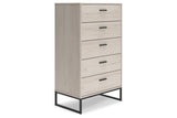 Socalle Light Natural Youth Platform Bedroom Set by Ashley at Eve Furniture