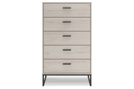 Socalle Light Natural Youth Platform Bedroom Set by Ashley at Eve Furniture