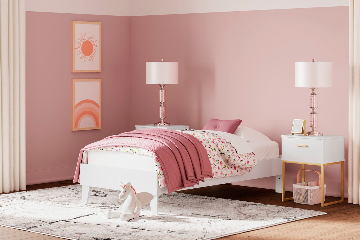 Socalle Two-tone Youth Platform Bedroom Set by Ashley at Eve Furniture