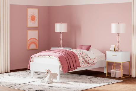 Socalle Two-tone Youth Platform Bedroom Set by Ashley at Eve Furniture