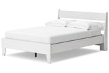 Socalle Two-tone Full Panel Platform Bed