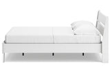 Socalle Two-tone Full Panel Platform Bed