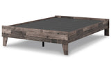 Neilsville Multi Gray Full Platform Bed