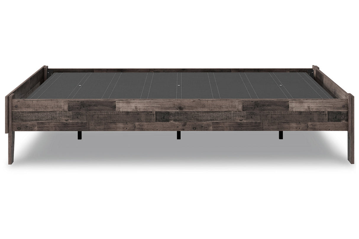 Neilsville Multi Gray Full Platform Bed