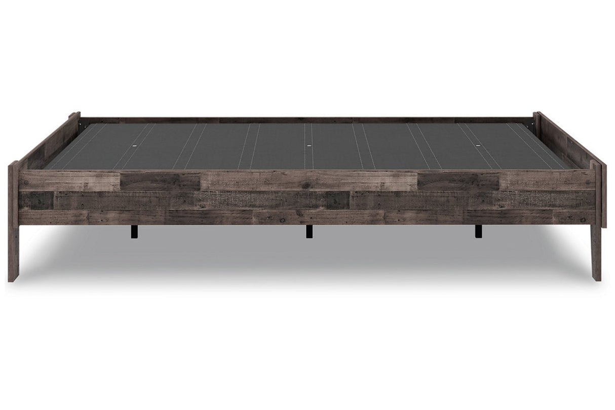 Neilsville Multi Gray Full Platform Bed