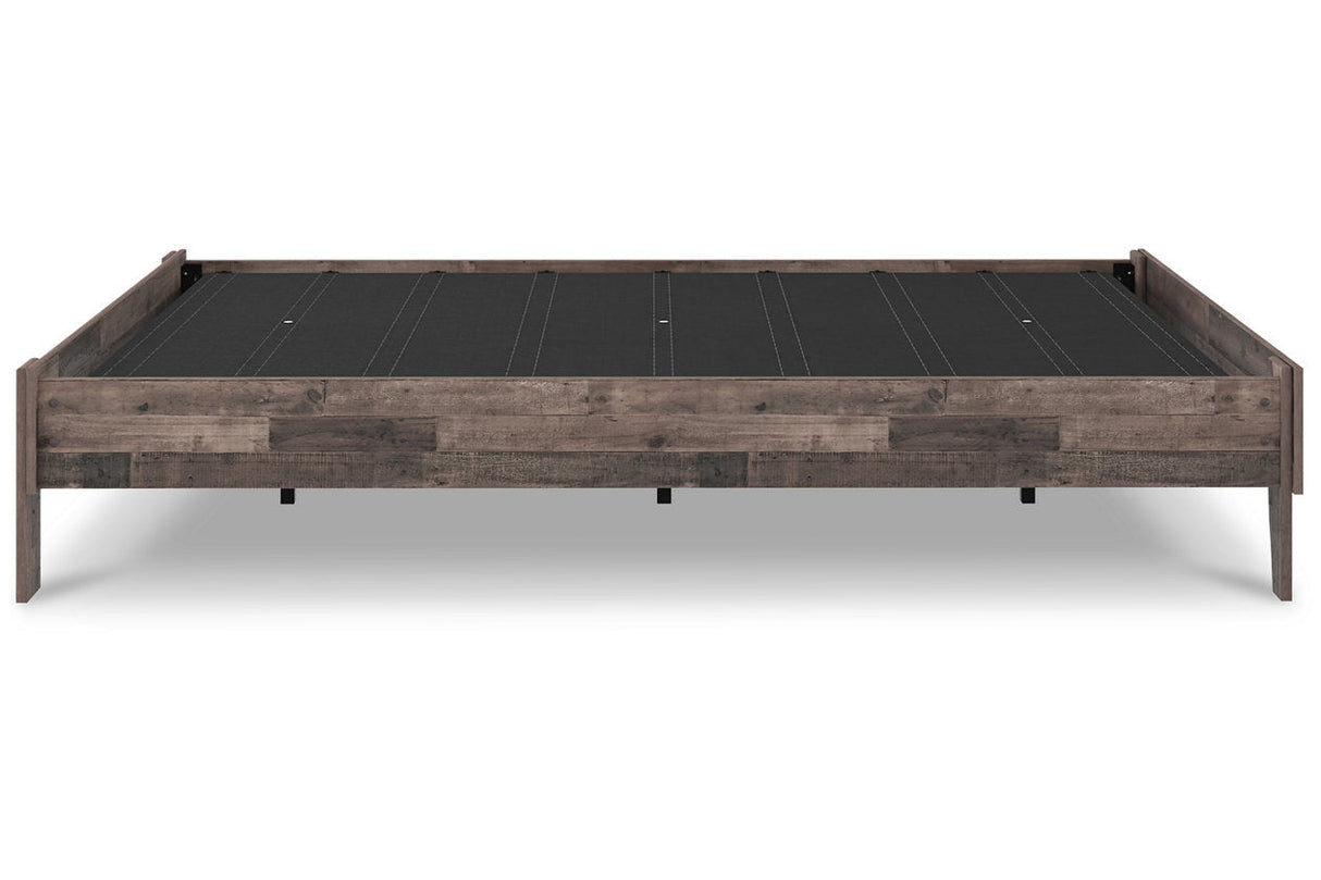 Neilsville Multi Gray Queen Platform Bed