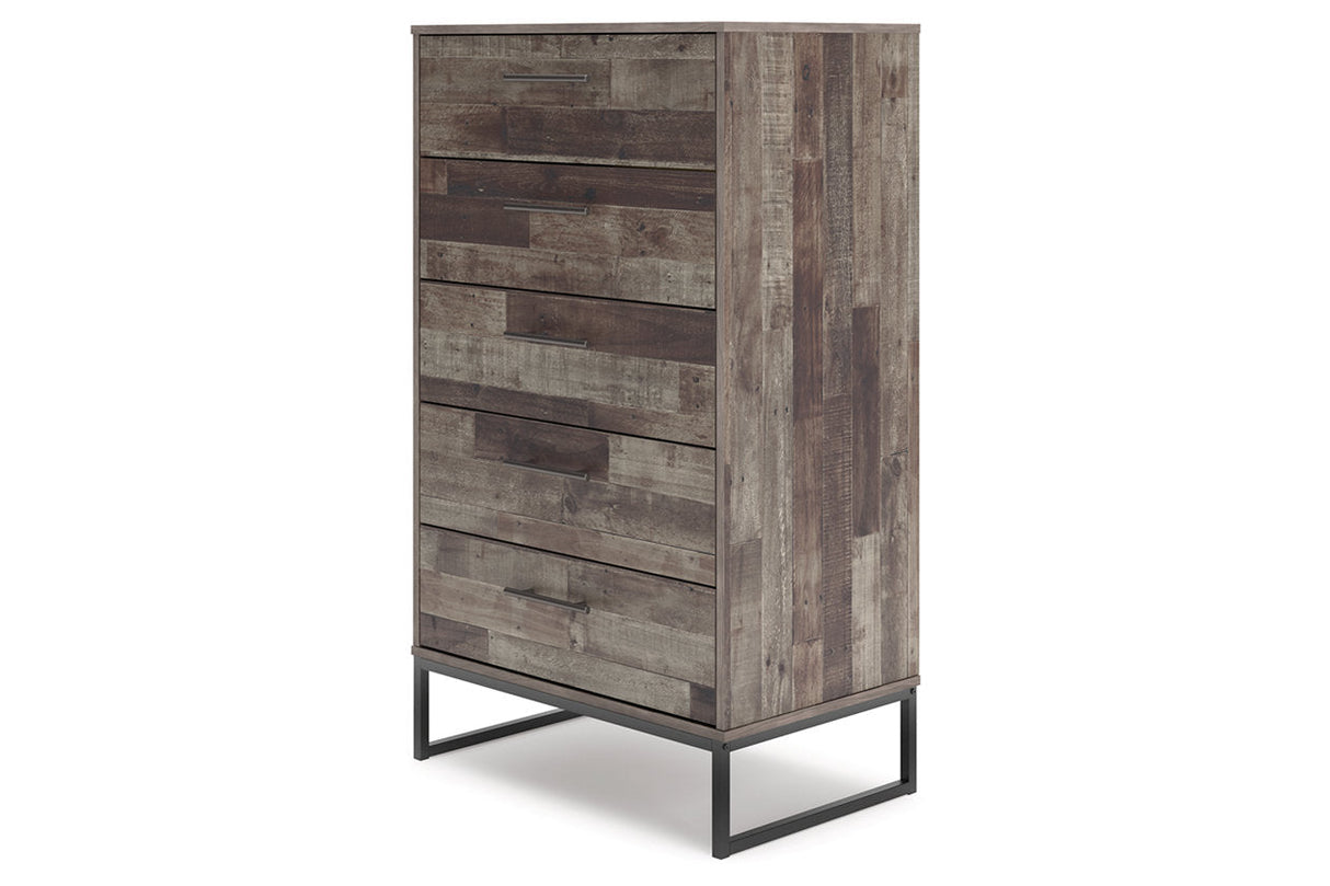 Neilsville Multi Gray Chest of Drawers