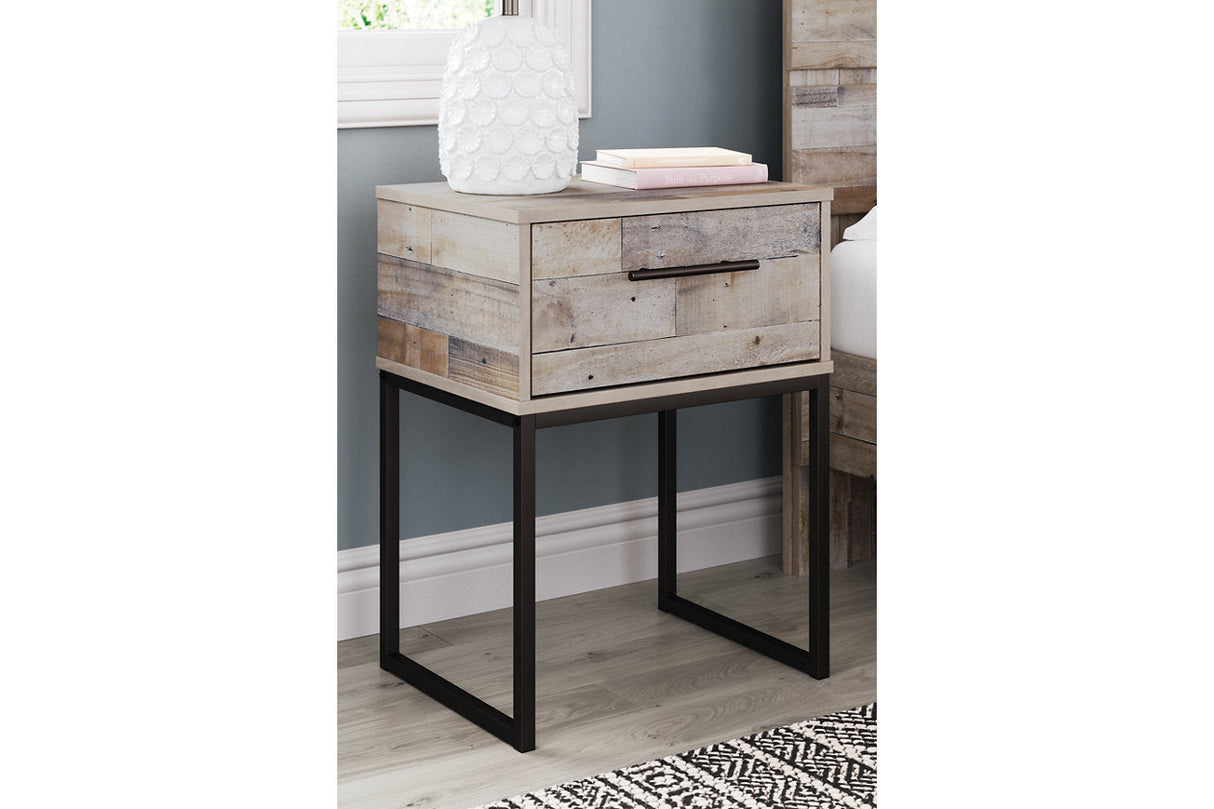 Neilsville Whitewash Nightstand