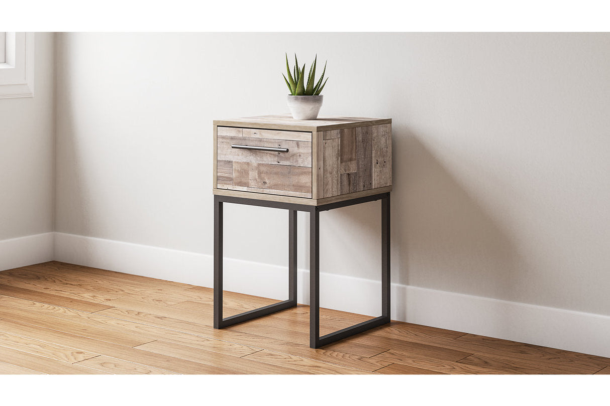 Neilsville Whitewash Nightstand