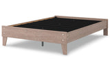 Flannia Gray Full Platform Bed