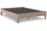 Flannia Gray Queen Platform Bed