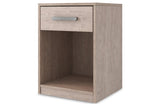 Flannia Gray Nightstand