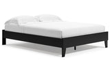 Finch Black Queen Platform Bed