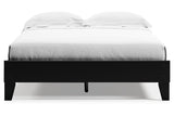 Finch Black Queen Platform Bed