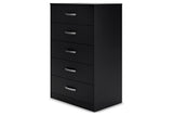 Finch Black Chest of Drawers