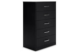 Finch Black Chest of Drawers